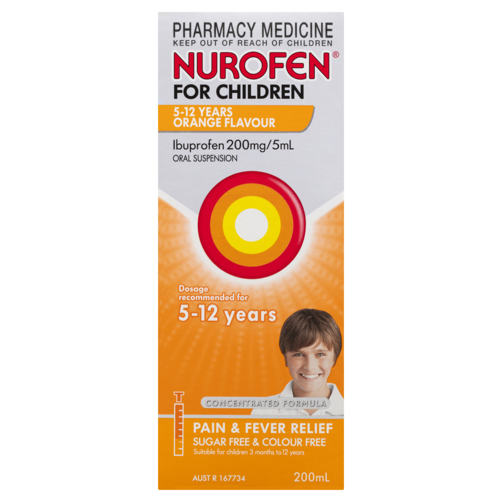 Nurofen Child Dosage Chart Kids Matttroy